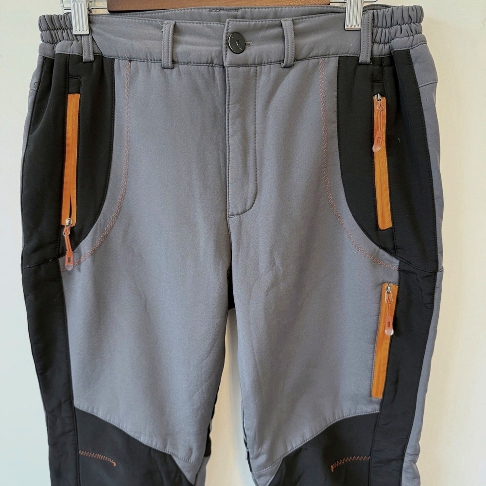 Bombshell Summitskin Pants Men's 32X30 Ski Snowboard Hiking Gray Fleece Lined - Picture 3 of 11